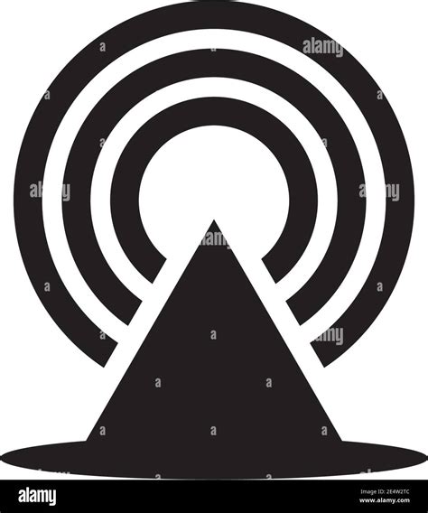 Signal Wave Icon Logo Design Inspiration Vector Illustration Template