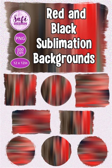 Red And Black Sublimation Backgrounds