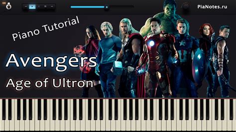 Avengers Age Of Ultron Main Theme Heroes How To Play On Piano