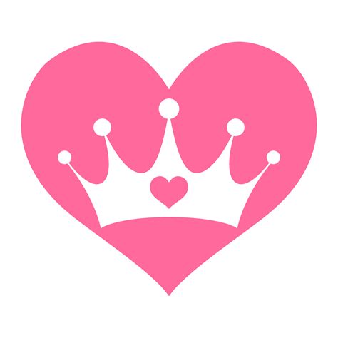 Heart Crown Svg