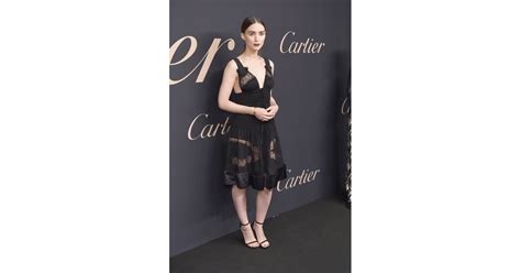 Rooney Mara In Givenchy Underwear To Wear With A Sheer Dress