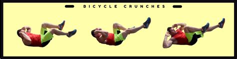 Bicycle Crunches Abs Upper And Lower Abdominals Plus Obliques Step