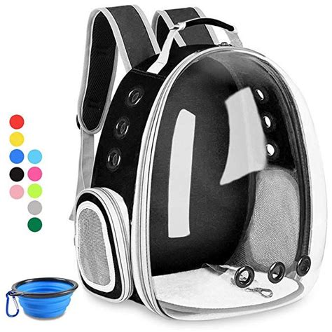 But a far less common sight is seeing a cat owner taking his cat out on a leash for a walk in the park. Aukor Cat Backpack Carriers Capsule Bubble Backpack ...