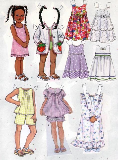 Pin On Paper Dolls Of Color