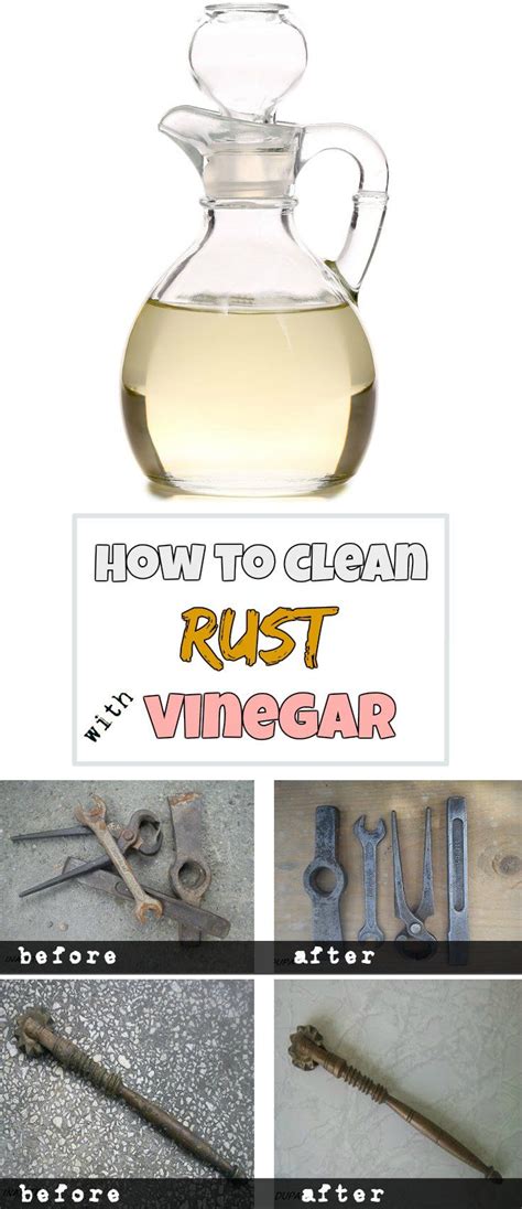 How To Clean Rust With Vinegar How To Clean