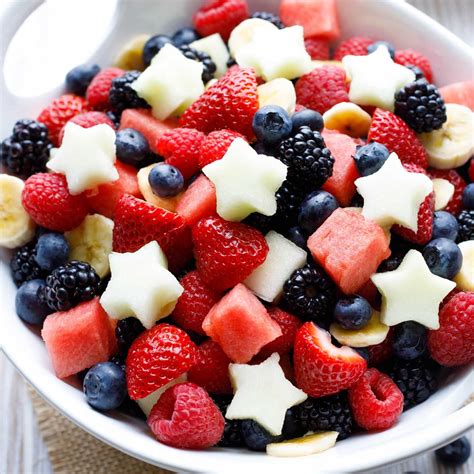 5 Showstopper Red White And Blue Fruit Salads Two Healthy Kitchens