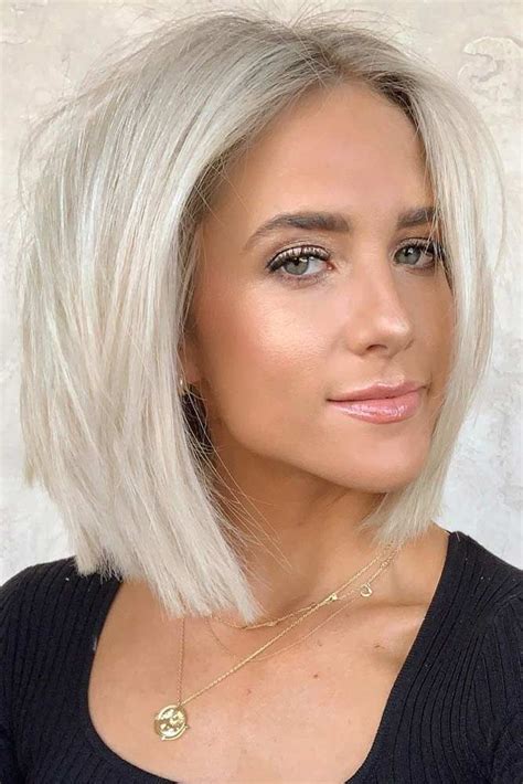 Superb Medium Length Hairstyles For An Amazing Look Platinum