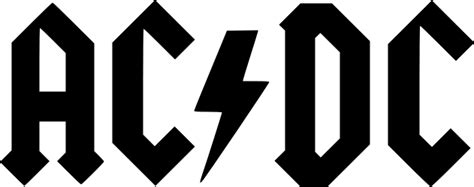 Ac Dc Logo Transparent Png Stickpng