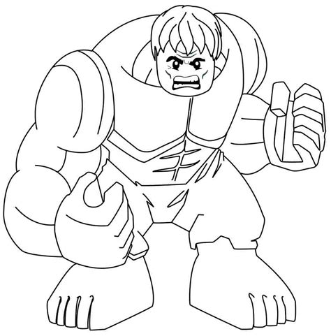 Lego Hulk Coloring Pages Coloring Home