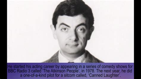 He wanted to retire from the comedy show mr. Rowan Atkinson family - YouTube