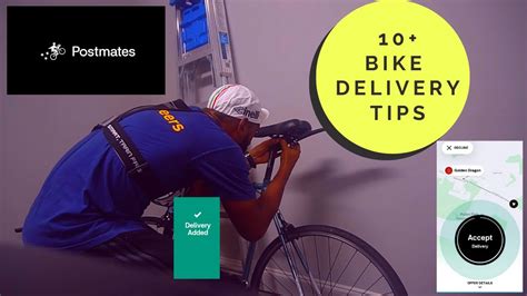 Delivering For Postmates Advice For Bike Delivery Youtube