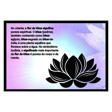 Quadro Flor De Lótus Budismo Elo7 Produtos Especiais