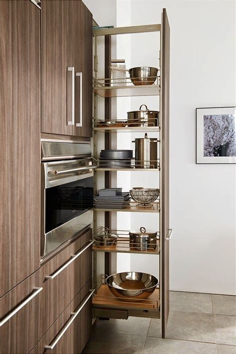 Interiores de armarios de cocina bien aprovechados. Armarios para Ahorrar el espacio en Cocinas Pequeñas ...