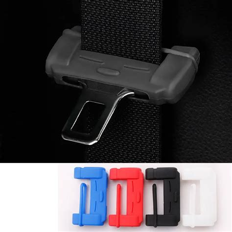 car seat safety belt buckle clip plug protective covers silica gel sleeve pad buckle protector