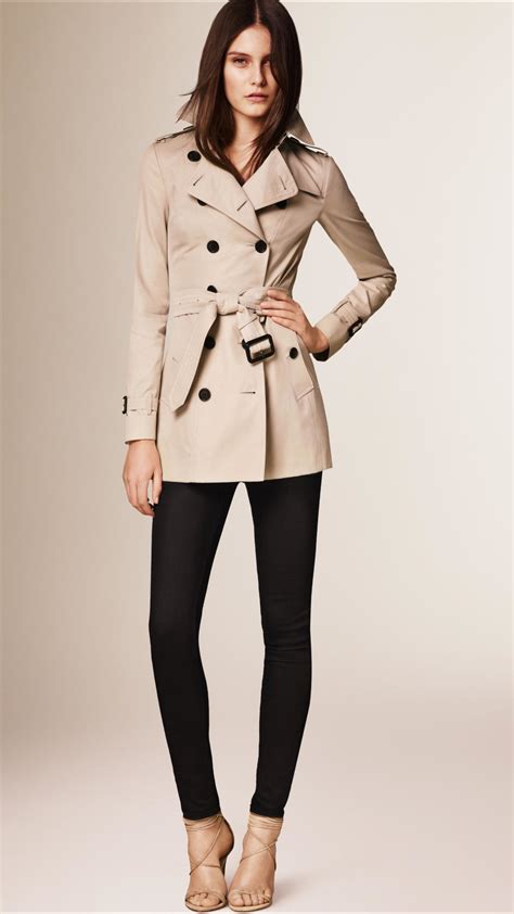 Burberry The Sandringham Mid Length Heritage Trench Coat In Beige Lyst
