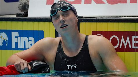 Katie Ledecky Withdraws From 2 Races At Swimming Worlds Because Of