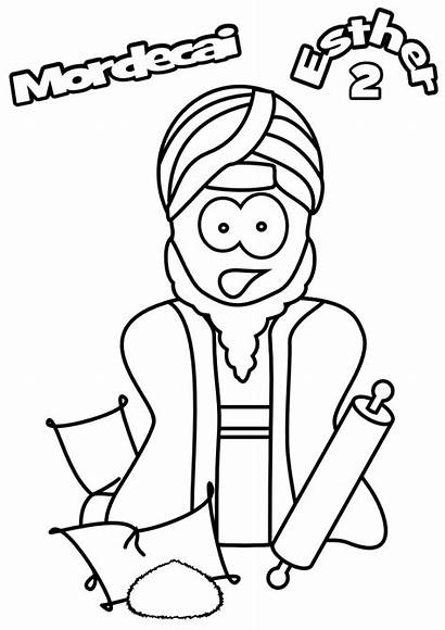 Purim Coloring King Pages Clipart Queen Esther