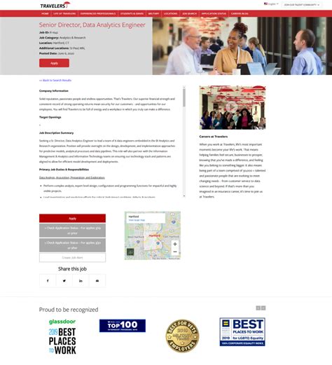 Travelers Insurance Job Reviews