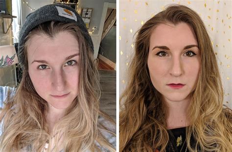 No Makeup Vs Makeup I D Really Like Some Help Ccw R Makeupaddiction