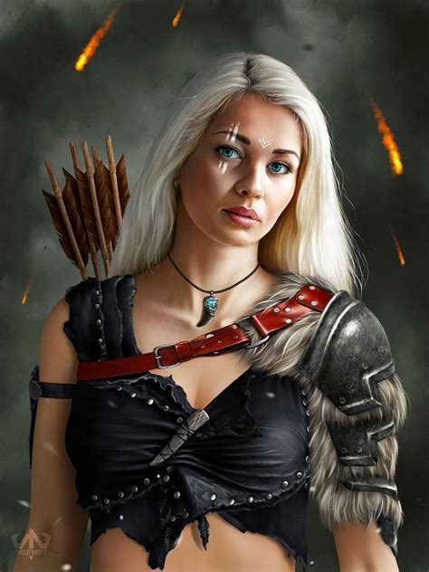 Amazon warrior, Me, Digital painting, 2020 : r/Art