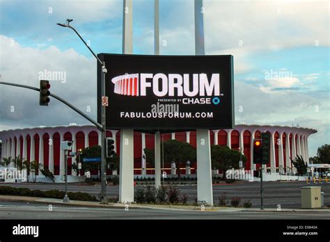 The Forum Inglewood Los Angeles California Usa Stock Photo Alamy