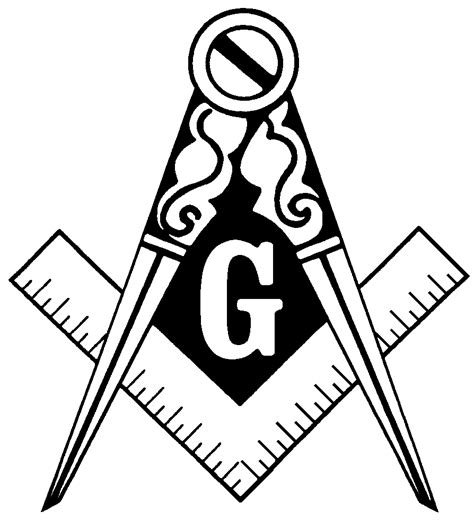 Masonic Clipart And Freemason Symbols Square And Compasses Clipart