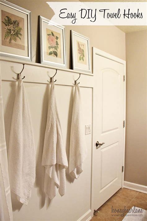 Maybe you would like to learn more about one of these? Easy DIY Towel Hooks - Honeybear Lane