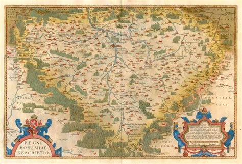 Bohemia By Ortelius A Sanderus Antique Maps Antique Map Webshop