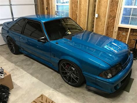 Reef Blue Fox Body Mustang Mustang Cars Ford Mustang Gt