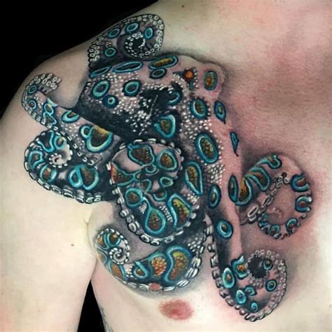Tentacular Octopus Tattoos For Men