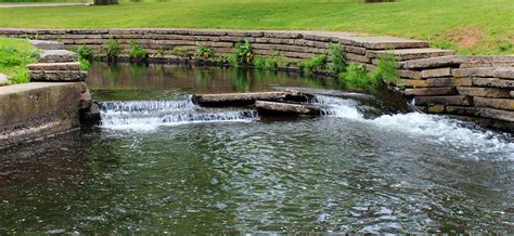 Free Images Landscape Nature Waterfall River Stone Environment Stream Brook Green
