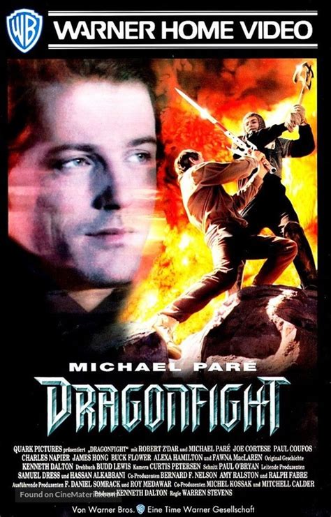 Dragonfight 1990 German Vhs Movie Cover