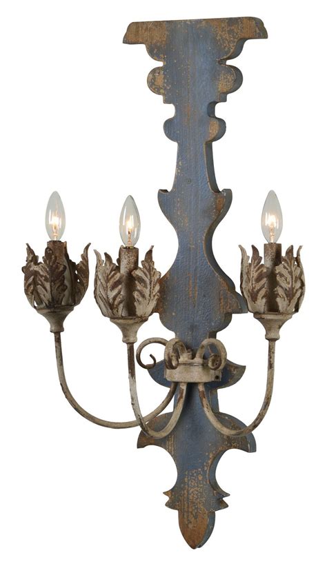Find contemporary decorative wall sconces that add stylish illumination to any room. Three Light Wall Sconce | Wall lights, Wall sconce ...
