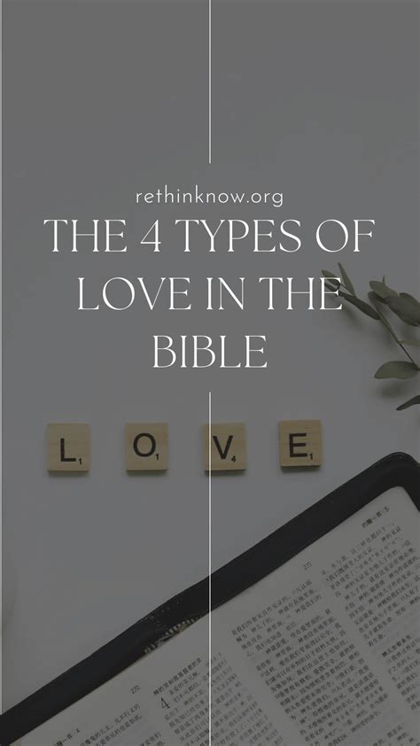The 4 Types Of Love In The Bible Rethink