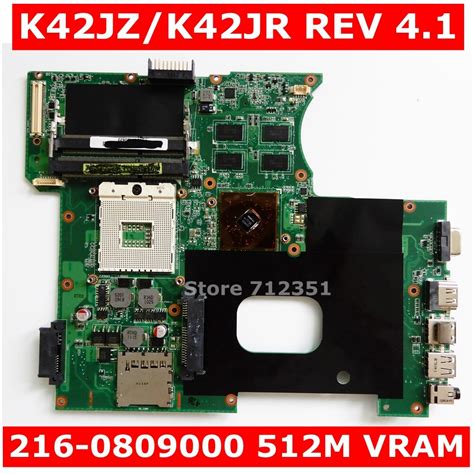 K42jz 512m Vram Motherboard Rev 41 For Asus K42j X42j A42j Laptop