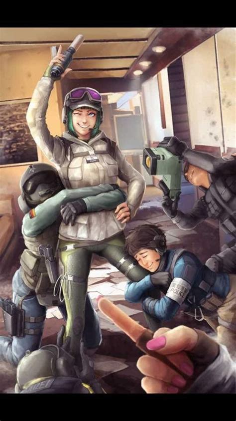 This Si Cuteand Hilariou Rainbow Six Siege Anime Rainbow Six Siege