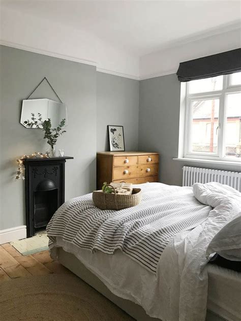 Sage wall spots on haven. My bedroom update - Apartment Apothecary, green gray walls, sage green bedroom | Sage green ...