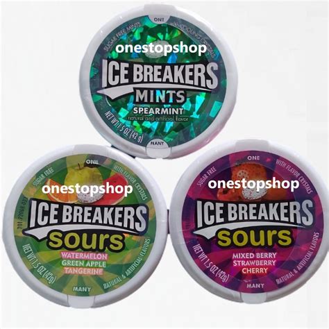 Ice Breakers Fruits Sours Candy 42g Shopee Philippines