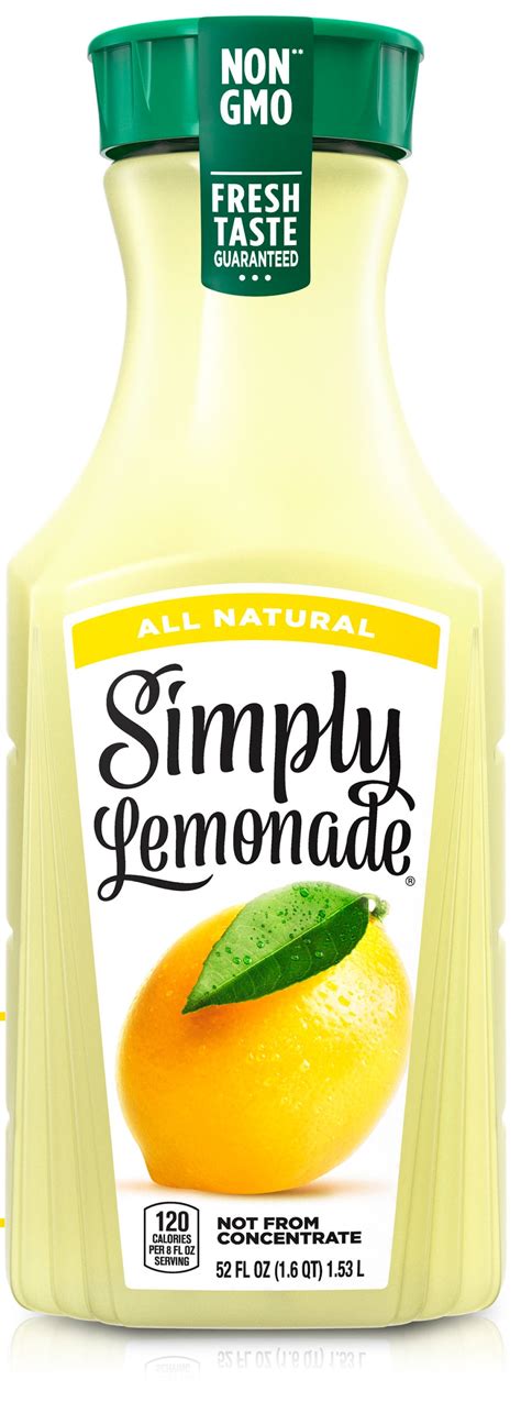 Simply Lemonade Juice Drink 52 Oz —