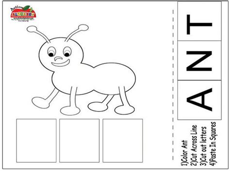 6 Best Images Of Printable Worksheet Letter A Ants Ants Go Marching