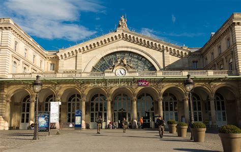 The Gare De Lest Railway Station Paris France Editorial Image