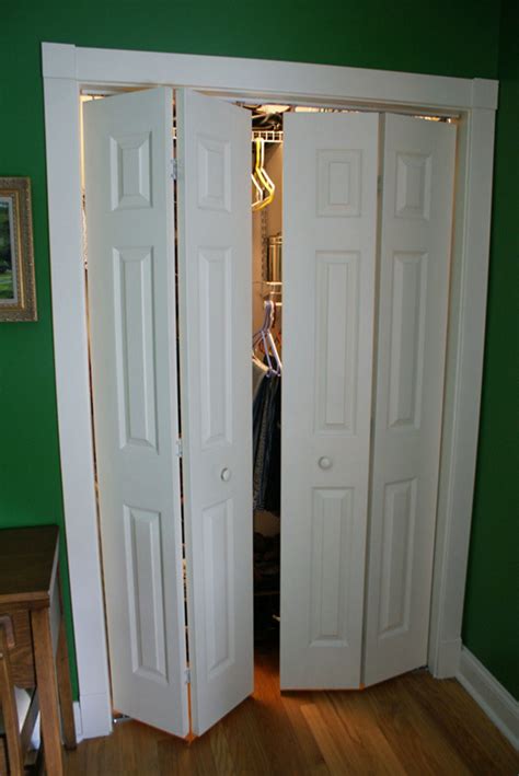 Converting A Bi Fold Door — Closet Hack Folding Closet Doors Bedroom