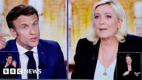 French Elections Macron V Le Pen And Two Visions For France Bbc News