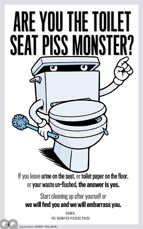 Crimes Of The Toilet Seat Piss Monster Gq