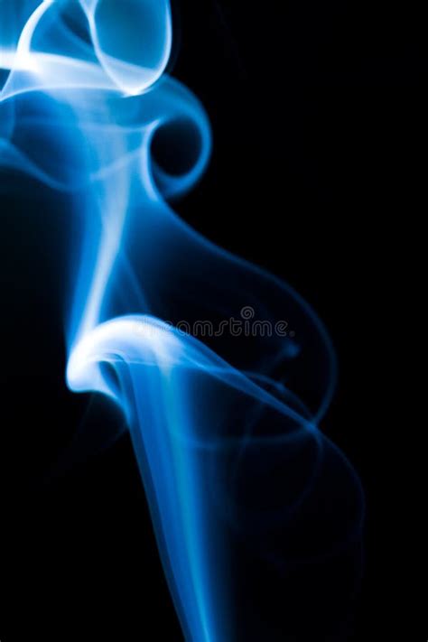 Fumo Blu Fotografia Stock Immagine Di Sfondo Fumo Turbinio