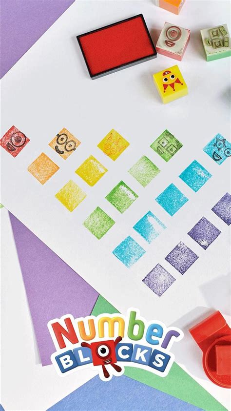 Numberblocks Stampoline Park Stamp Activity Set Video Video Stamp