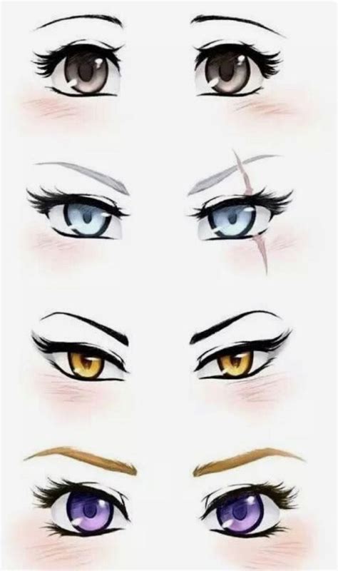 Anime Girl Eyes Drawing
