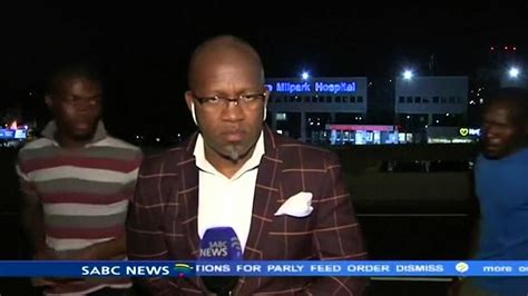 South Africa Sabc Tv Reporter And Crew Mugged During Live Broadcast In