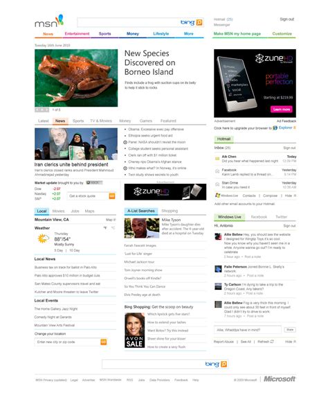 Microsoft Rolls Out Redesigned Msn The Microsoft Blog