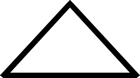 Triângulo Preto Fundo Transparente De Imagens Png Png Play